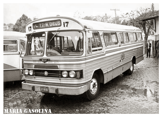 1963 Ônibus Nicola. Carroceria Nicola-Mercedez no ano de 1963