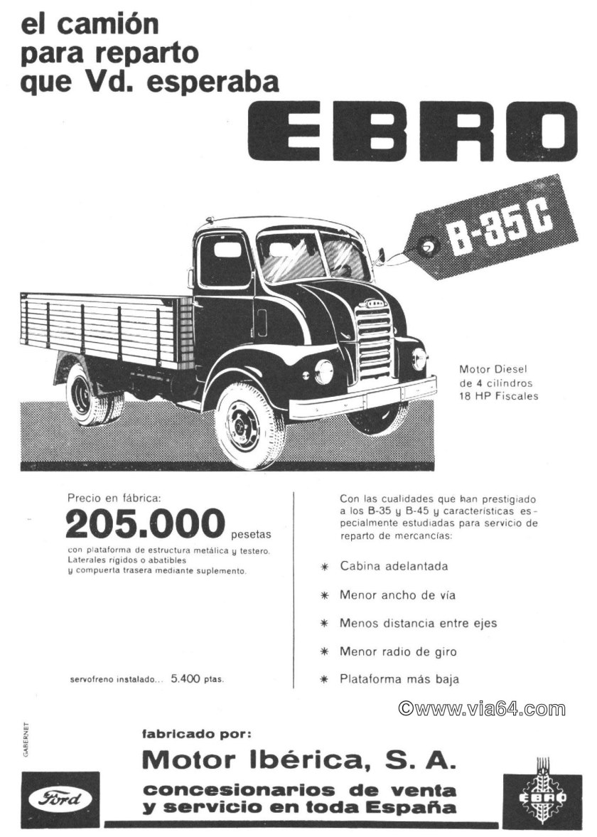 1963 Ebro BC-35 publicidad