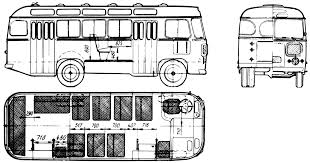 1968 Other PAZ-672 Bus blueprint