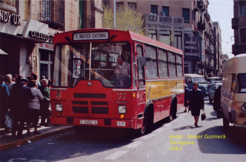 1983 PEGASO UNICAR La Cirereta when new working for Travé.