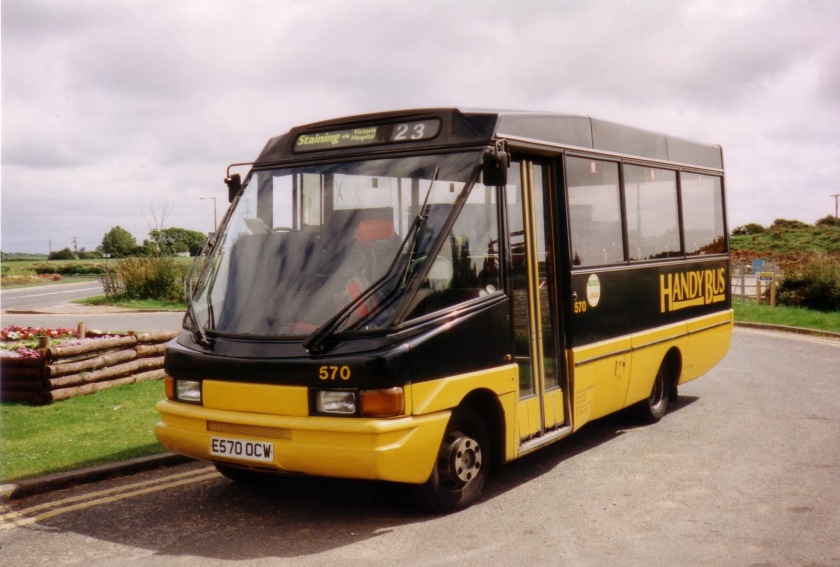 1998 Optare City Pacer 570 sits