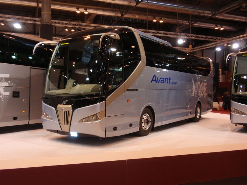 2008 Noge Titanium coach built on a Volvo chassis at the 2008 FIAA (International Bus and Coach Fair) in Madrid