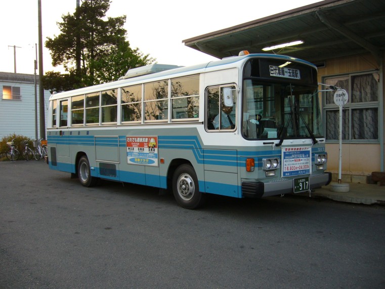 Nissan P-RM81G Kantetsu-kankou-bus,tamatukuri-station,inasiki-city,japan