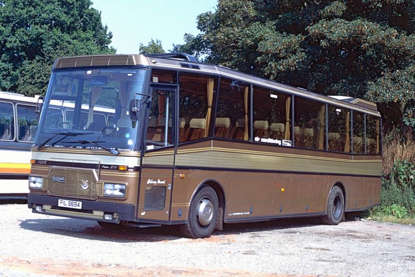 Padane bodied Leyland Tiger is seen here with its Irish identity at North Walsham