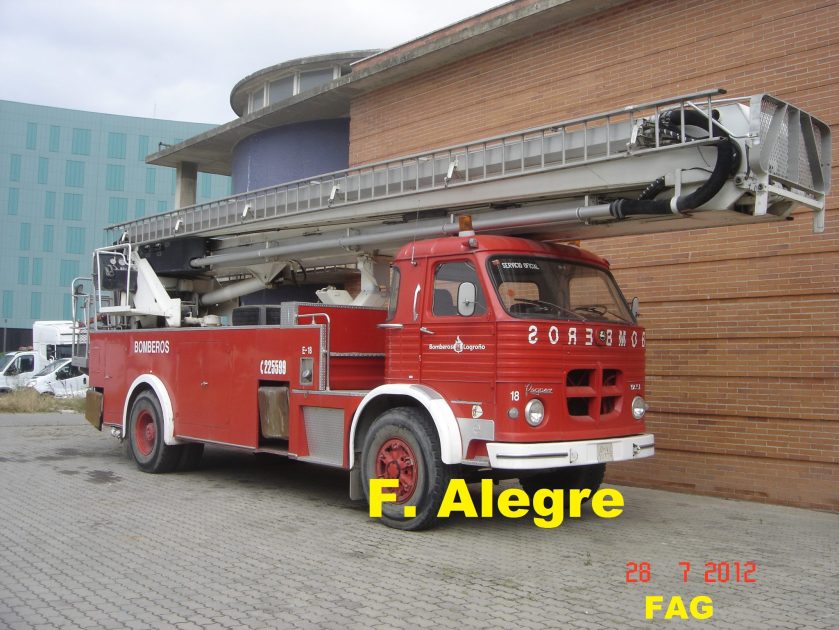 Pegaso Europa de los bomberos de Logroño que sique en activo