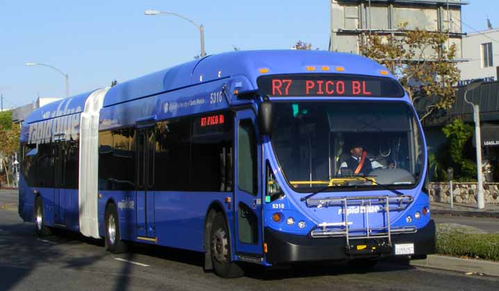 Santa Monica rapid blue NABI BRT 5310