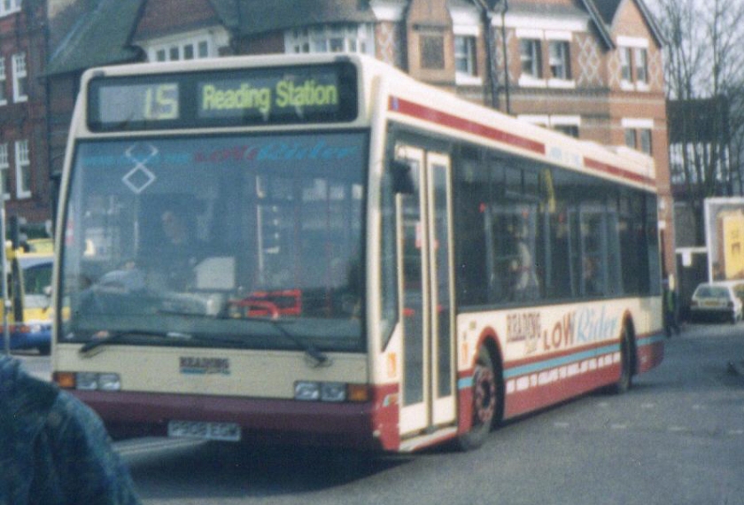 08 1999 Reading Buses bus 908 Optare Excel P908 EGM Low Rider branding Route 15