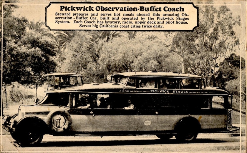 1927 Pickwick Observation-Buffet Coach