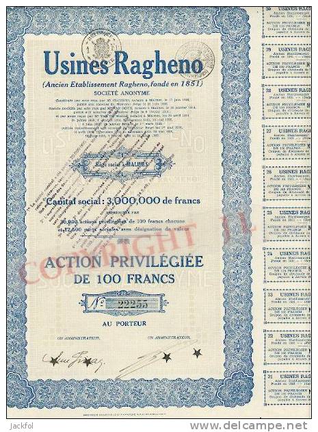 1927 Usines Ragheno € 7,-