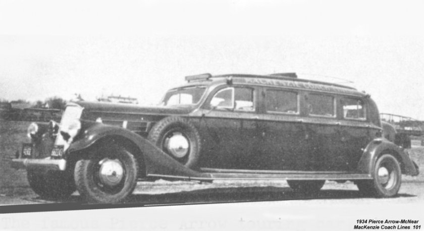 1934 Pierce Arrow-Mcnear MacKenzie Coach Lines 101
