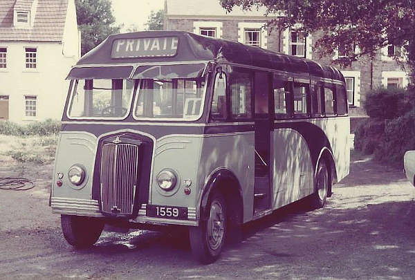 1936 Albion rebodied in 1955 with a Reading B32F body and gaining a Morris engine-radiator in 1963