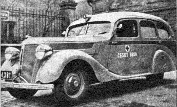 1938 Ambulance Praga Lady jako ambulans