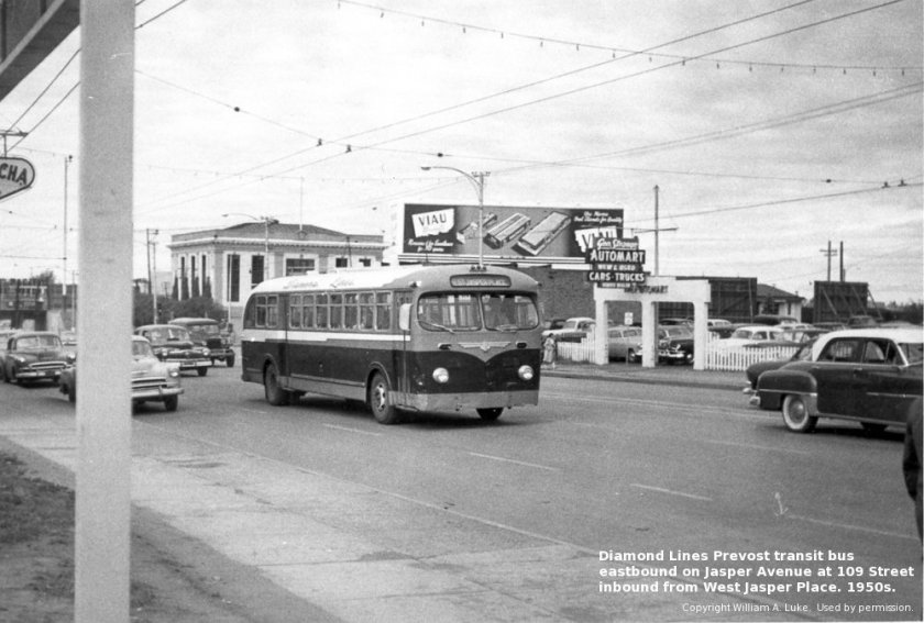 1947-64 Jasper Place Diamond Lines Prevost (William A. Luke) Diamond Bus Lines Ltd.