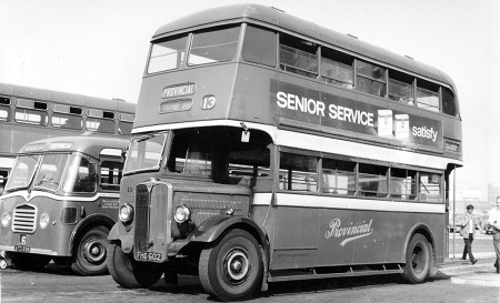1947 AEC Regent II with Reading H56R body fho602