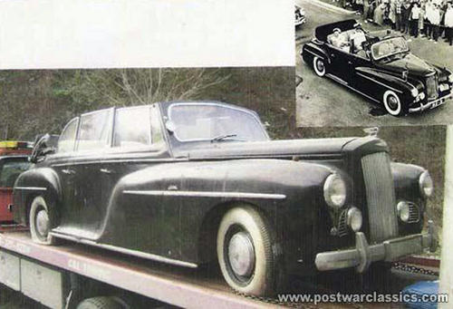 1951 Pennock Austin LWB Sheerline Princess 6-window Convertible Limousine Koningin Juliana
