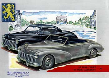 1953 peugeot 203 coupe et convertible