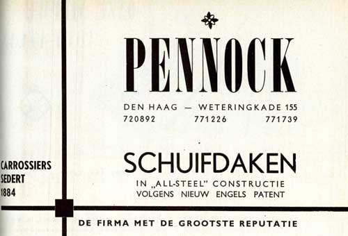 1954 pennock-schuifdak