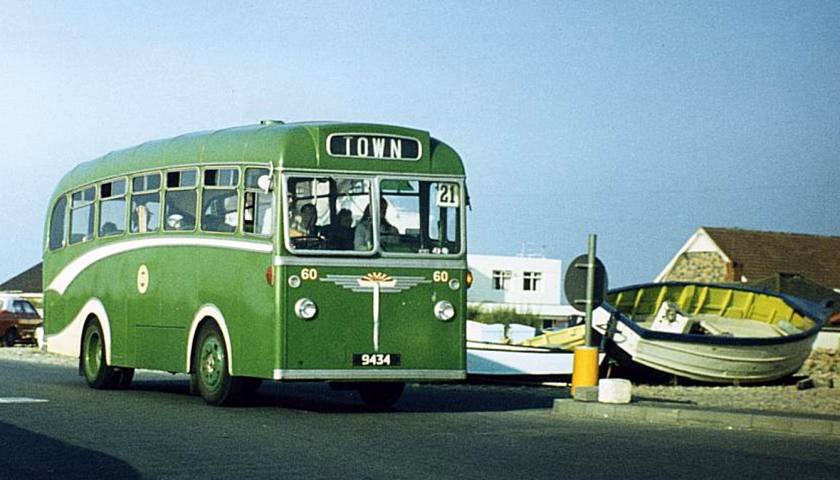 1960 Albion NS3N with a Reading B35F body