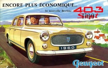 1960 peugeot 403 berline
