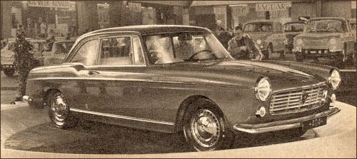 1962 Peugeot 404 Coupe at Earls Court