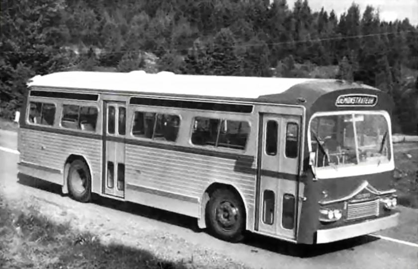 1962 Prevost Model 49-S Transit Bus