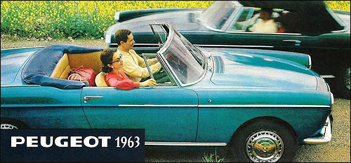 1963 Peugeot 1963 range