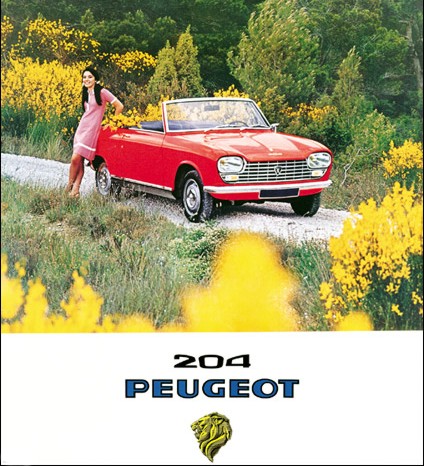 1967 Peugeot 204 Cabriolet