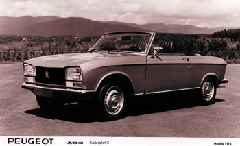 1975 peugeot 304 cabrio bw