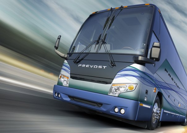 2010 Prevost H-Series Motorcoach featuring the new Facelift