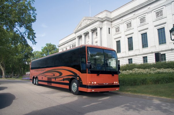 2010 Prevost X3-45 Motorcoach at Museum