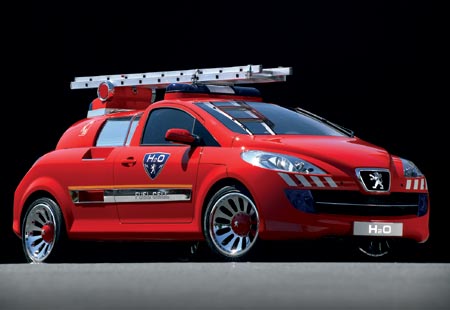 Peugeot brandweerwagen compact