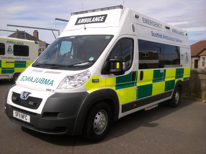 Peugeot Scottish Ambulance Service New Ambulance