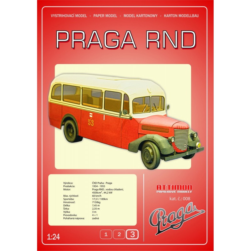 Praga RND Bus. Model AT-008
