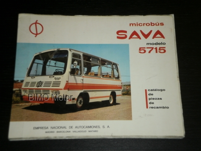1973-Sava-Pegaso-5715-Microbus-Spare-Parts-Catalogue-Original