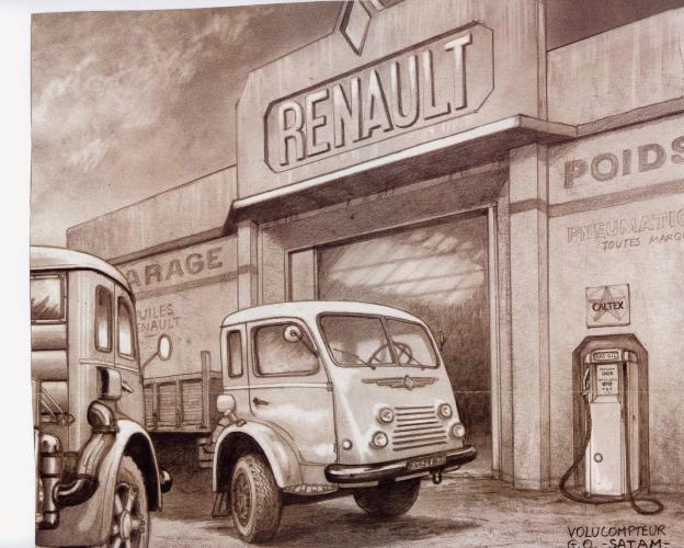 Renault Tekening Reclame