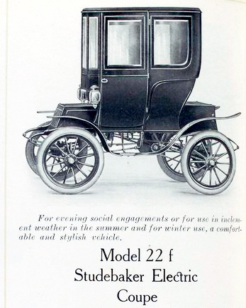 1909 studebaker elec model 22