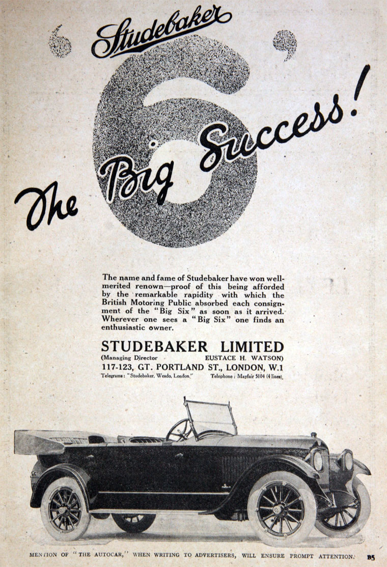 1920 Studebaker a