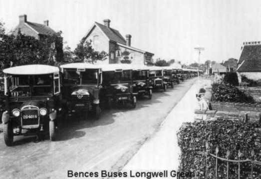 1920s Bence's Buses, Longwell Green, South Gloucestershire