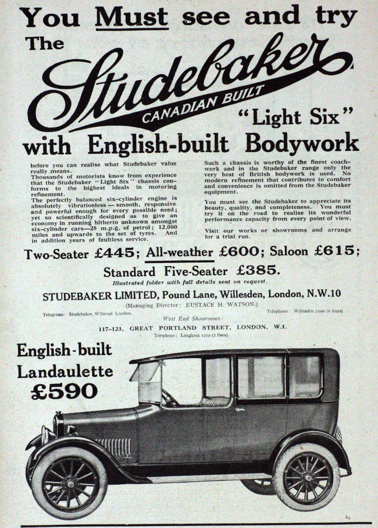 1923 Studebaker