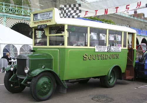 1927 Dennis Bus with Short Brothers Body
