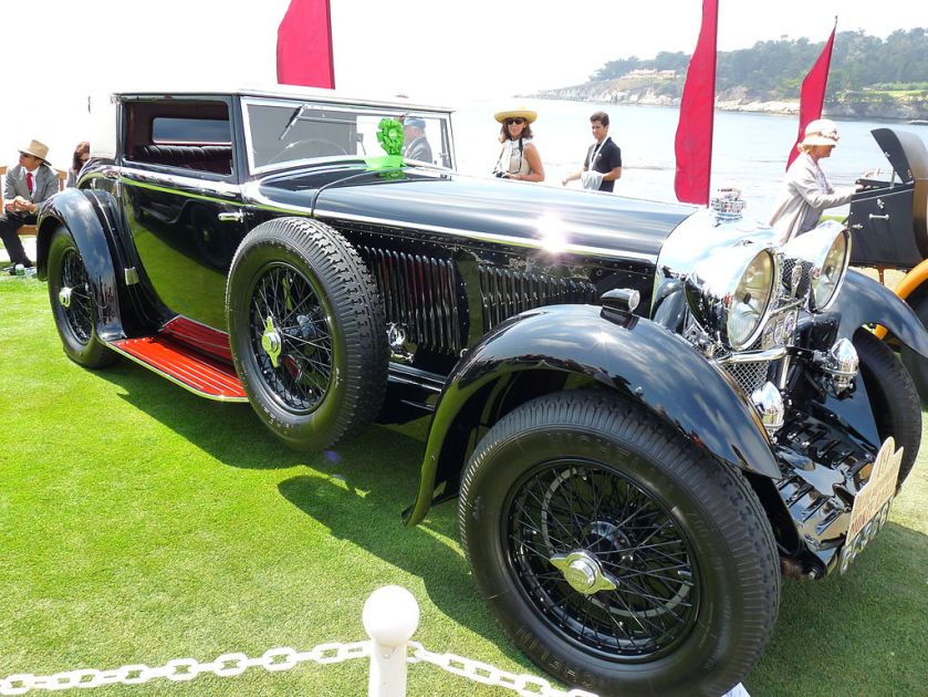 1930 Bentley Speed Six Gurney Nutting Weymann Sportsman's Coupe