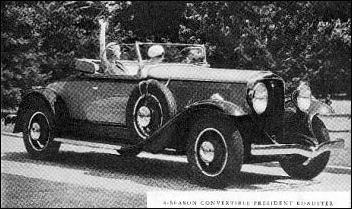 1931 studebaker president 4season convertible roadster