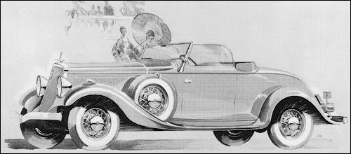 1933 Studebaker Commander Convertible Roadster