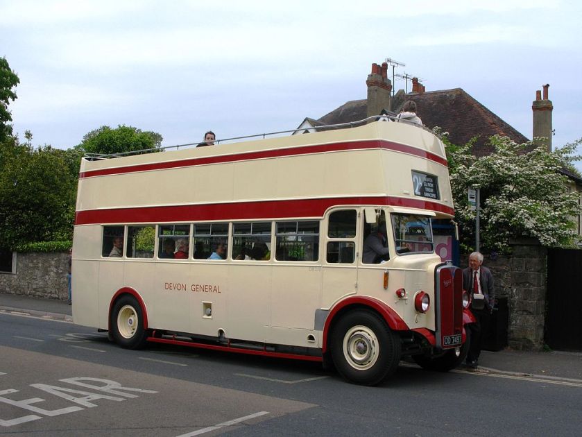 1934 AEC Regent built with a conventional double deck body by the Short Brothers a