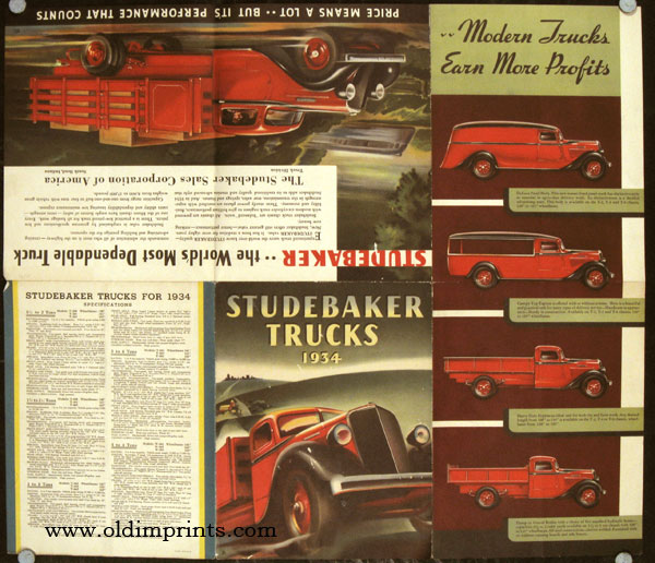 1934 Studebaker Trucks