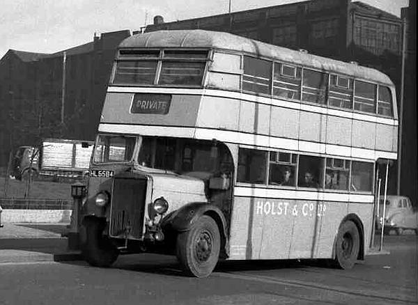 1935-1946 Leyland TD3, had a Leyland L27-24R body. It was rebodied with a Barnaby L27-28R body during the war