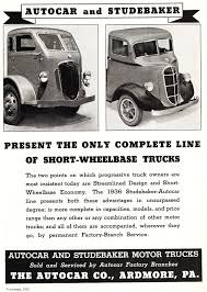 1936 Autocar and Studebaker Trucks