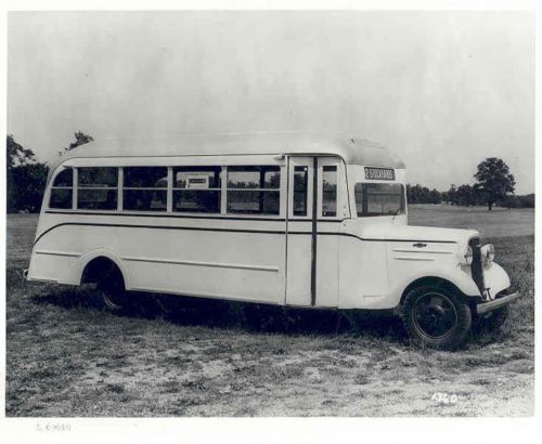 1936 Chevrolet Superior School Bus Factory Photo