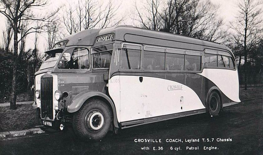 1936 Leyland TS7 with Harrington 32 seat coach body
