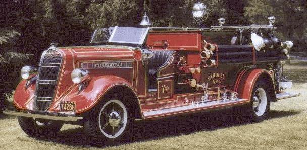 1937 brandweer trucks studebaker firea01f